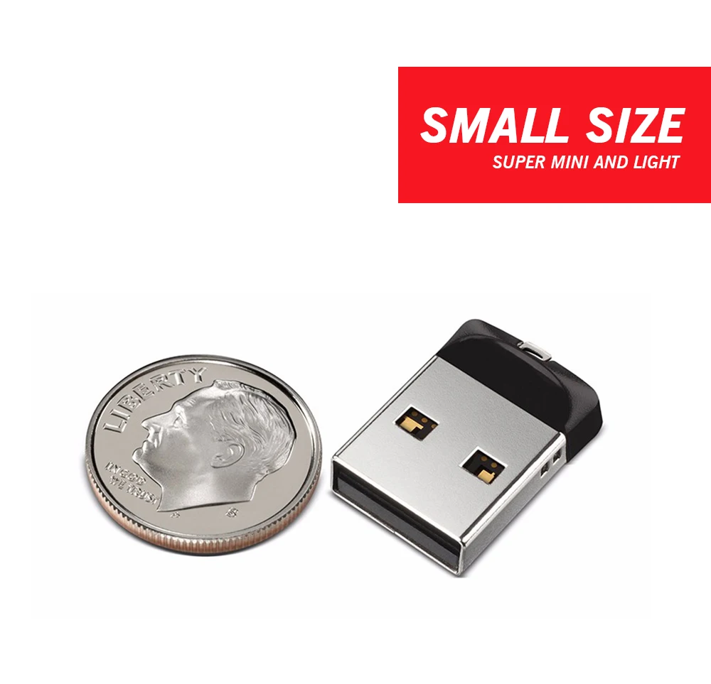 SanDisk USB 2,0 CZ33 мини-флеш-накопители 64 ГБ 32 ГБ 16 ГБ 8 ГБ USB флеш-накопитель U диск USB флешка