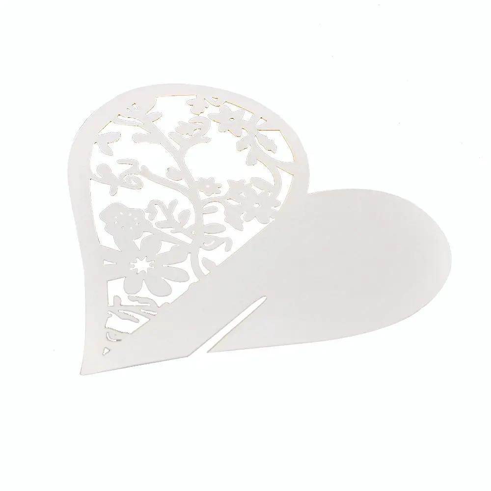 Новинка 2015 10 шт./компл. бокал для вина с сердечком карта стол знак место имя карты