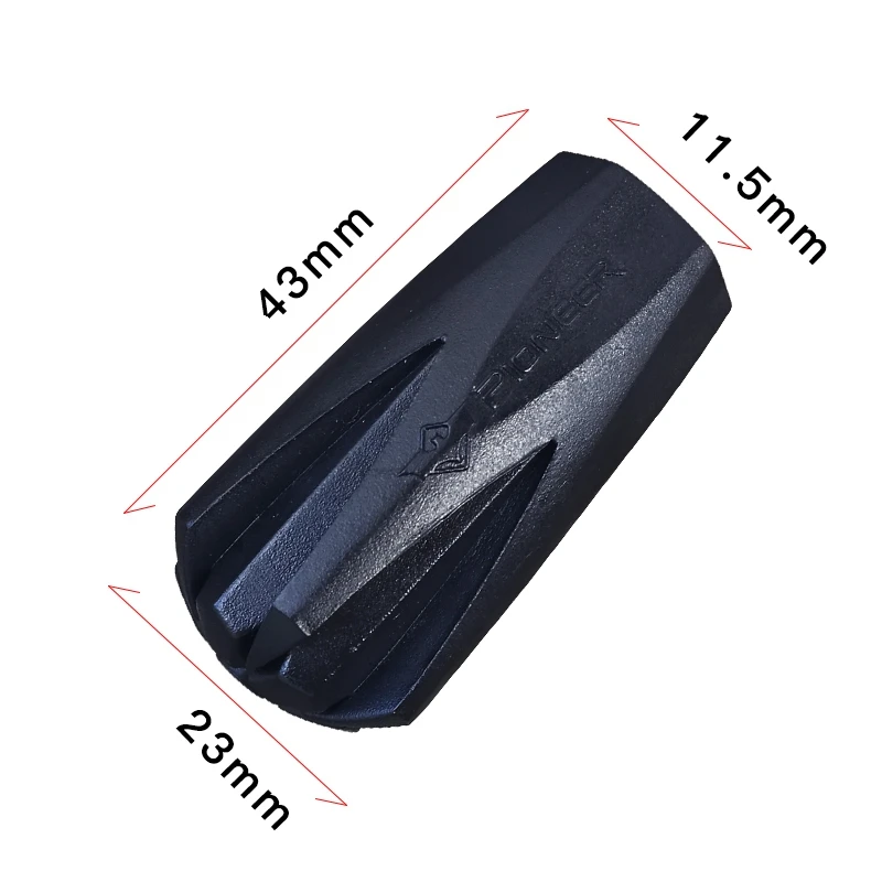 Уплотненные резиновые наконечники для пеших прогулок 6 шт. защитные треккинга