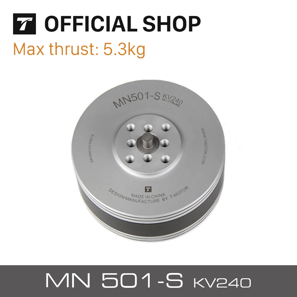 

T-Motor New Navigator Series MN501-S KV240 Brushless Electrical Motor For Multicopter Aircraft RC Rotor Drones