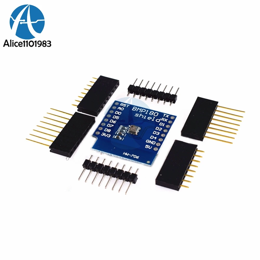 Плата цифрового датчика барометрического давления BMP180 для Wemos D1 MINI ESP8266 3 В/5 В