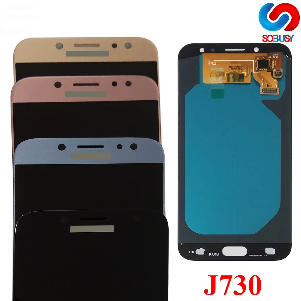 J7 Pro Super Amoled LCD для Samsung Galaxy 2017 J730 J730F ЖК дисплей кодирующий преобразователь