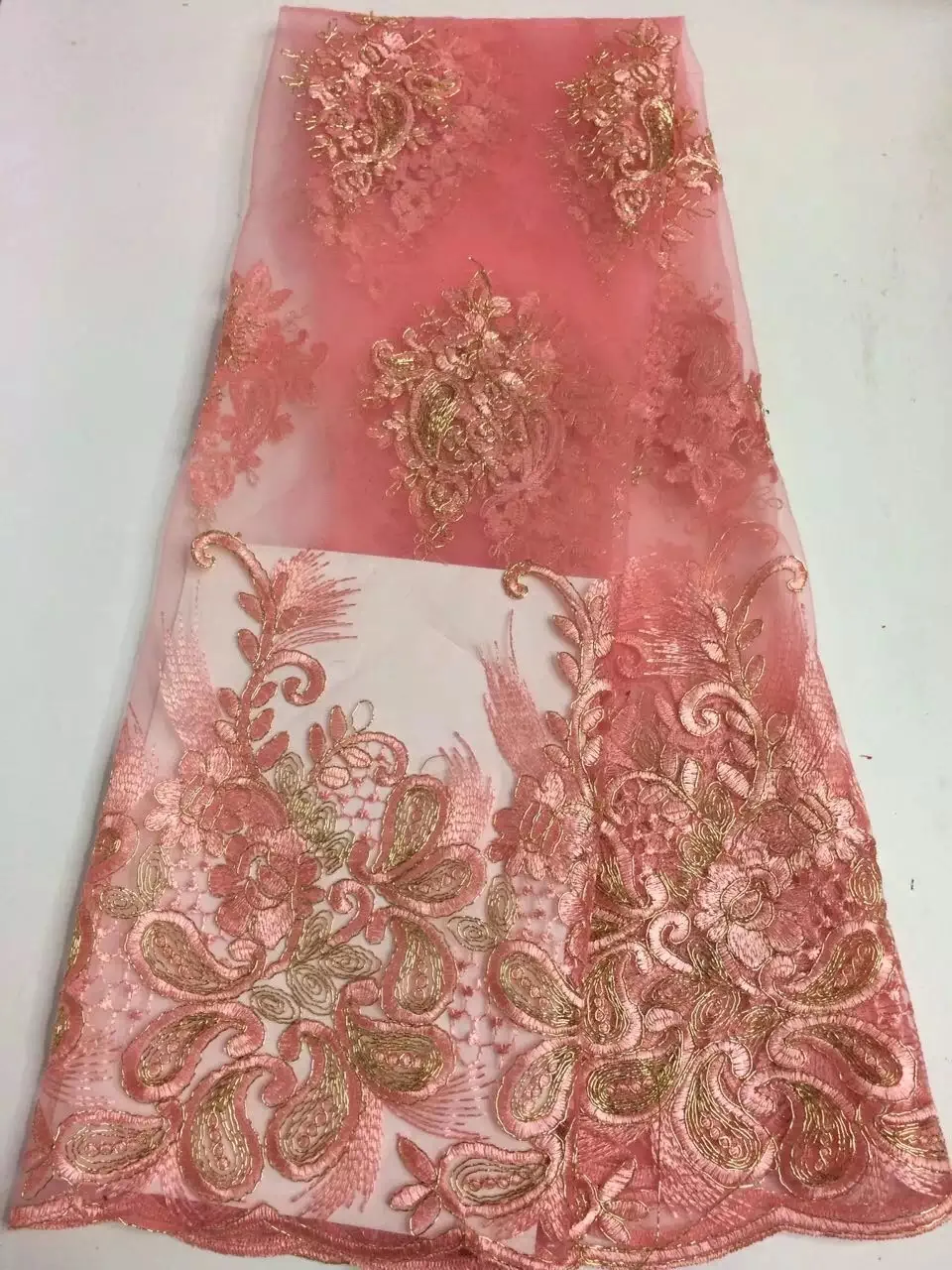 Оптовая сеть водорастворимые ткани шнурка качество Африканские good-looking веревка