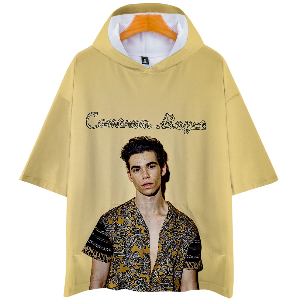 Женские и мужские футболки с капюшоном Cameron Boyce летняя уличная одежда 3D принтом 2019