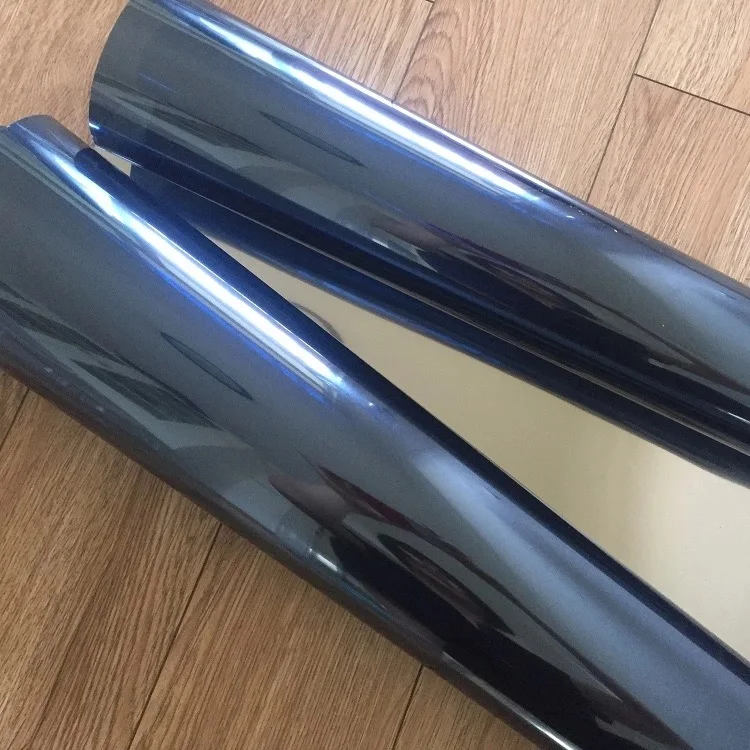 Односторонняя зеркальная оконная пленка с солнечным отражающим темно синим