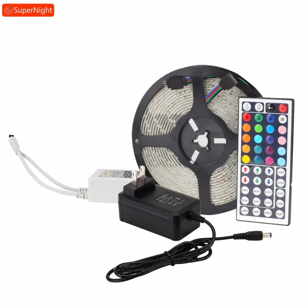 SuperNight 3528 RGB Светодиодные ленты свет комплект 5 м 60 светодио дный s/M