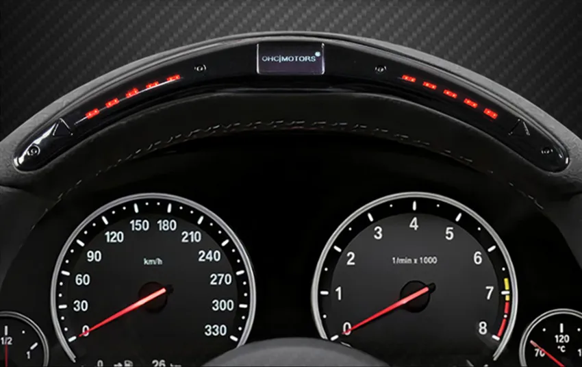 Светодиодный дисплей, умный светодиодный руль из углеродного волокна для audi, A3, A4L, A5, B9, S3, автомобильный Стайлинг, интерьер, гоночный дисплей, руль