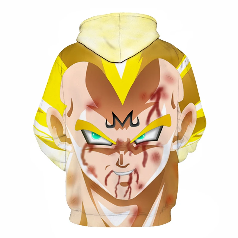 Худи Dragon Ball для мужчин и женщин 3D Толстовка Dragon Ball толстовка с Гоку аниме модные повседневные спортивные костюмы толстовка с капюшоном для мальчиков пуловер