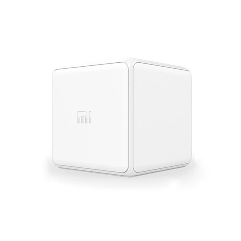 Белый Xiaomi mi контроллер Magic Cube версия Zigbee управляется шестью мерами для умного дома устройство работает с приложением mi jia mi Home - Цвет: Белый