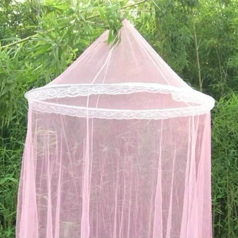 

Dome Elegent Lace Summer House Bed Netting Canopy Circular Mosquito Net White Mosquitera Malla De Mosquito