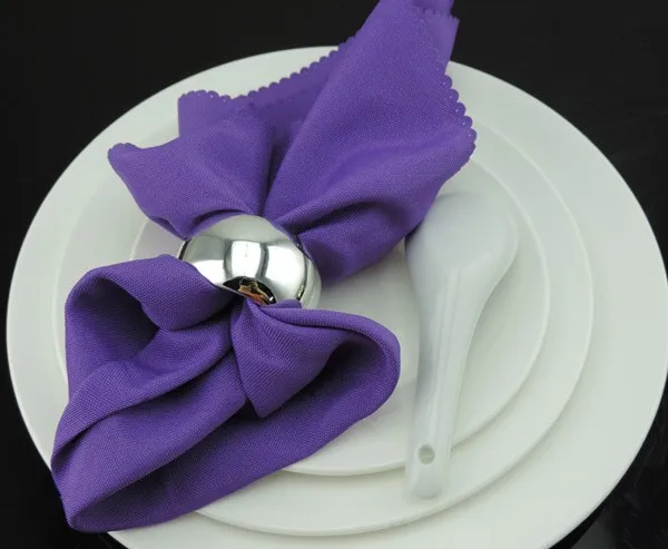 Бесплатная доставка 6 шт./лот серебряное кольцо для салфеток держатель с пряжкой