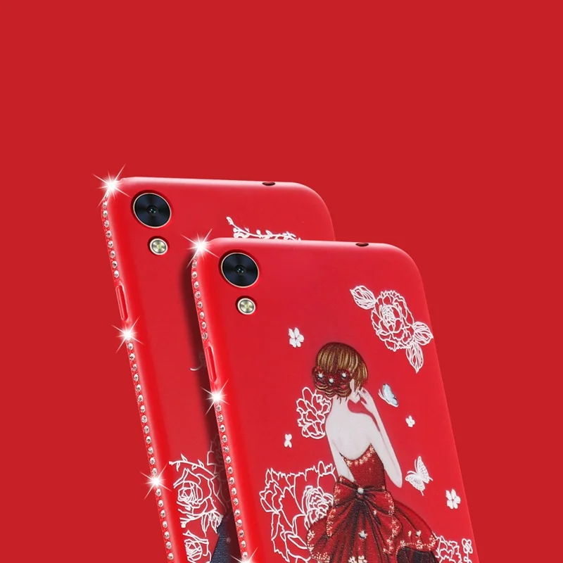 Чехол HeyJingles для OPPO R9 Защитный Мягкий симпатичный протектор юбка девочек милый