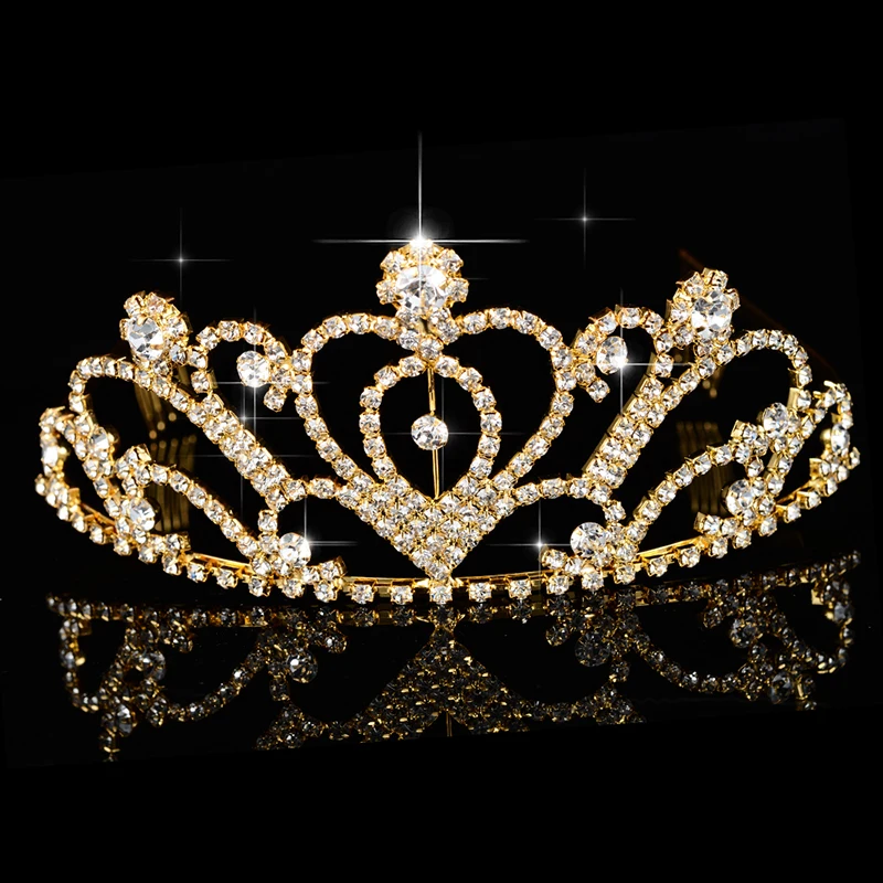 Корона королевы принцессы для женщин и девушек на свадьбу Зеленый Красный