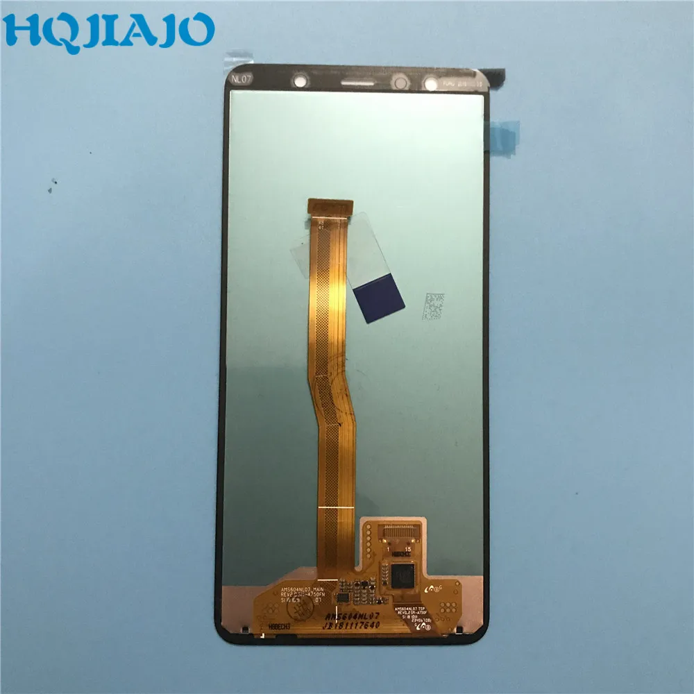 ЖК дисплей 6 шт./лот 0 ''для Samsung A7 2018 A750 A750F A750FN с сенсорным экраном и