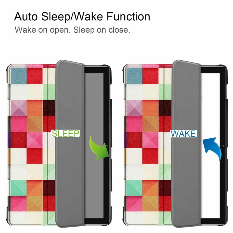 2019 Новый чехол для планшета huawei mediapad M6 10 8 smart wake sleep откидная крышка безопасный