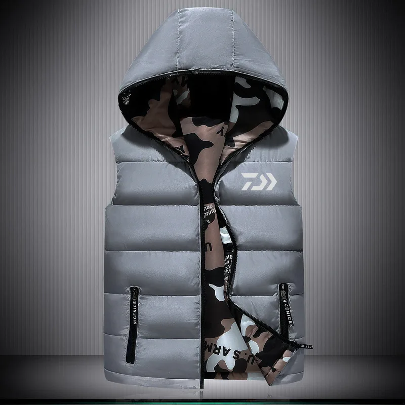 Daiwa Мужская зимняя спортивная одежда рыболовное пальто с капюшоном рубашка