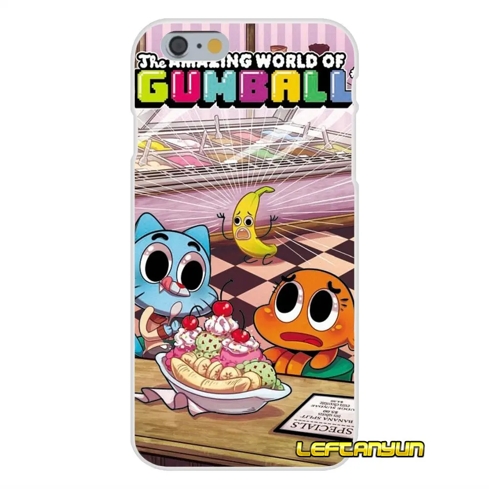 Милые удивительный мир Gumball Тонкий силиконовый чехол для телефона iPhone X 4 4S 5 5S 5C SE 6