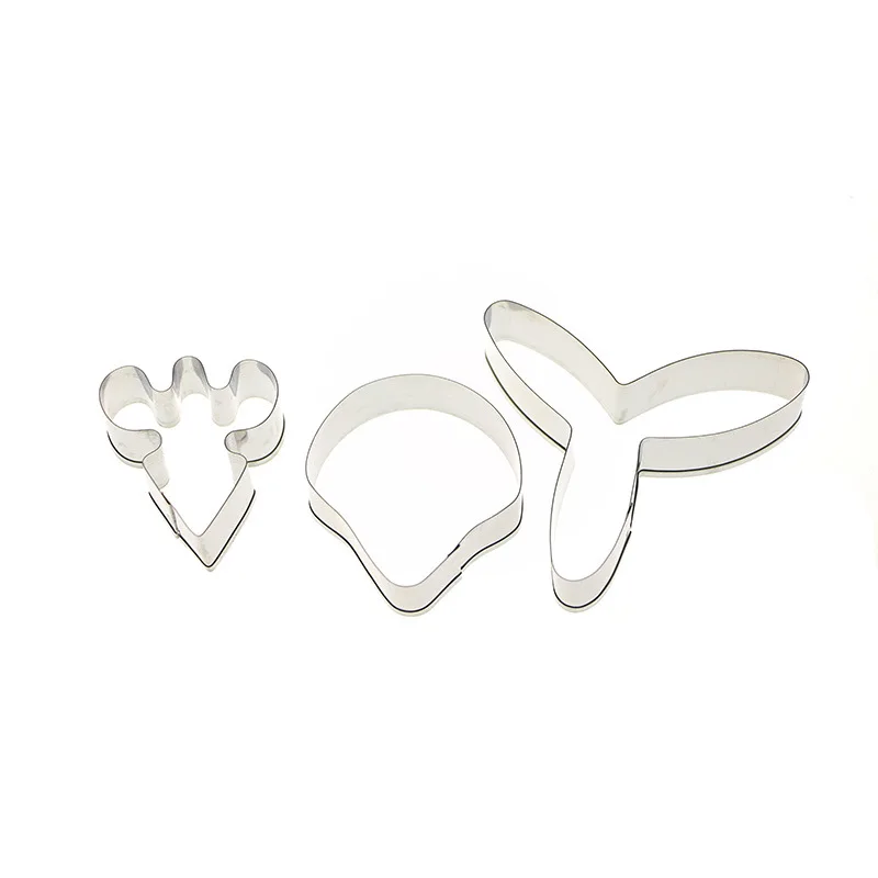 3 шт. нержавеющая сталь формочки для печенья цветок фаленопсиса помадка резак