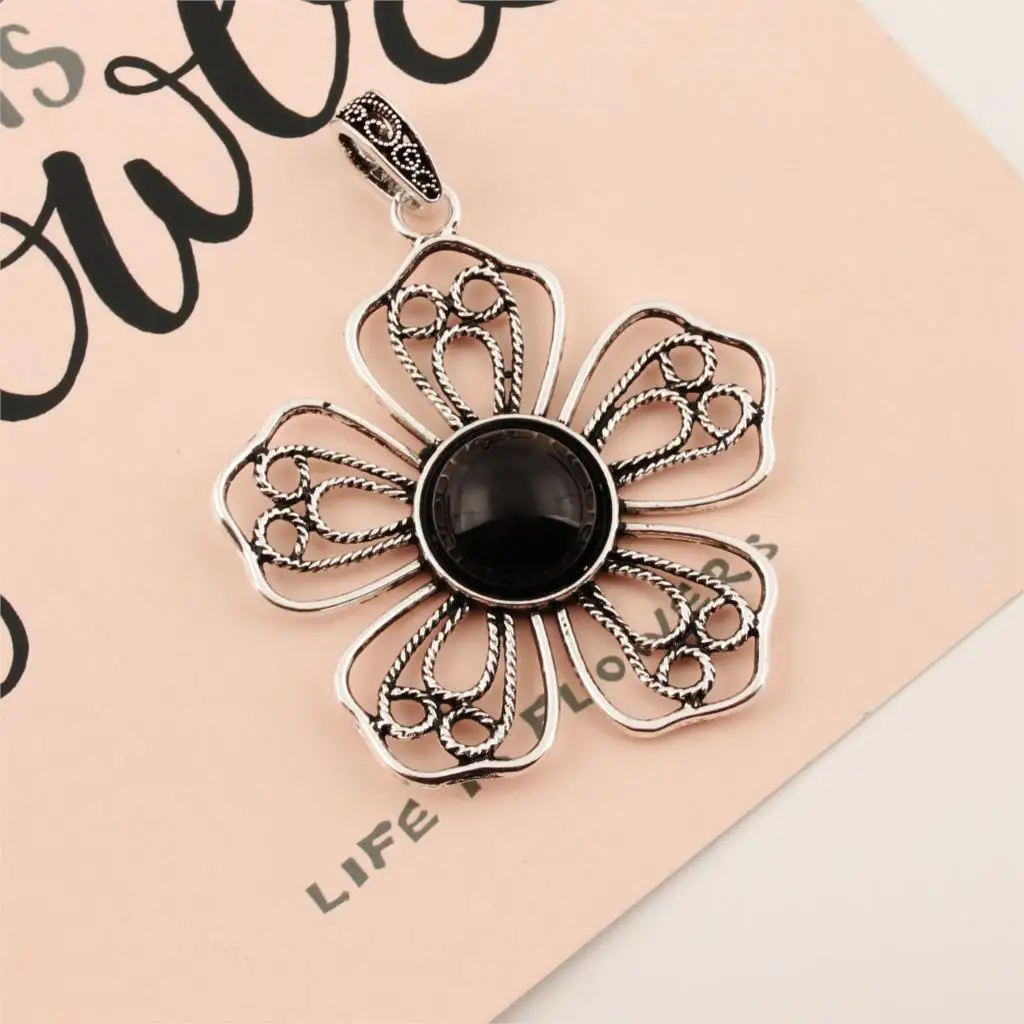 2 шт. большие ажурные подвески в виде цветов | Украшения и аксессуары