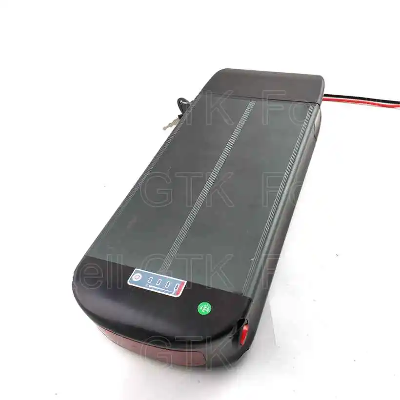Brand rear rack style LiFePO4 Battery Pack 48V 10AH 12ah 2000 time cycle 3.2V Cells dolphin type 3 with 58.4v 3A charger | Электроника