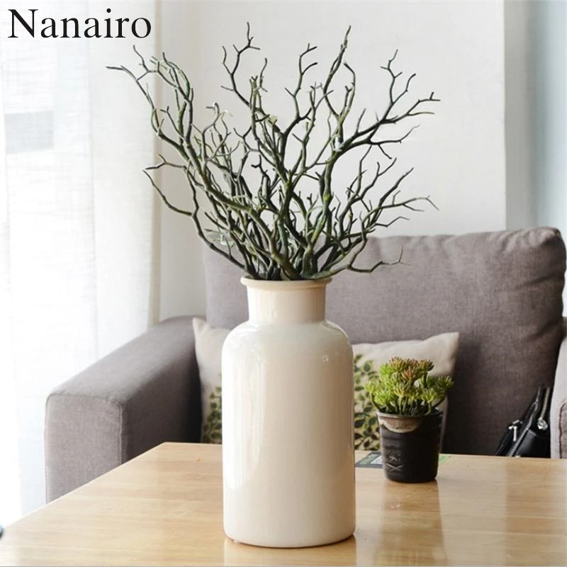 4 шт. Искусственный пластик сушеные ветки цветы букет для свадебной вечеринки