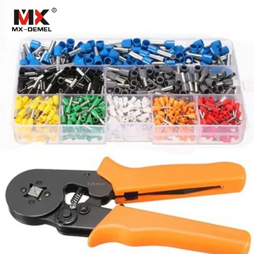 Terminal Clamp Sets MX-DEMEL плоскогубцы, переносные клеммные клещи, наборы многофункциональных ручных инструментов, мини саморегулируемые обжимные плоскогубцы, ручные инструменты - Цвет: Terminal Clamp Sets
