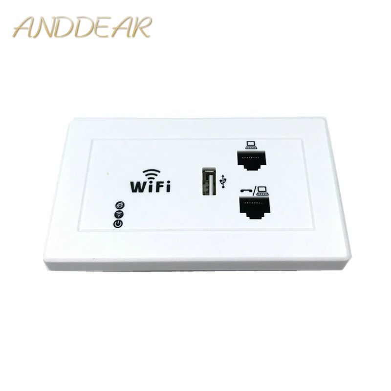 ANDDEAR Белый беспроводной WiFi в стене AP высокое качество гостиничные номера Wi-Fi