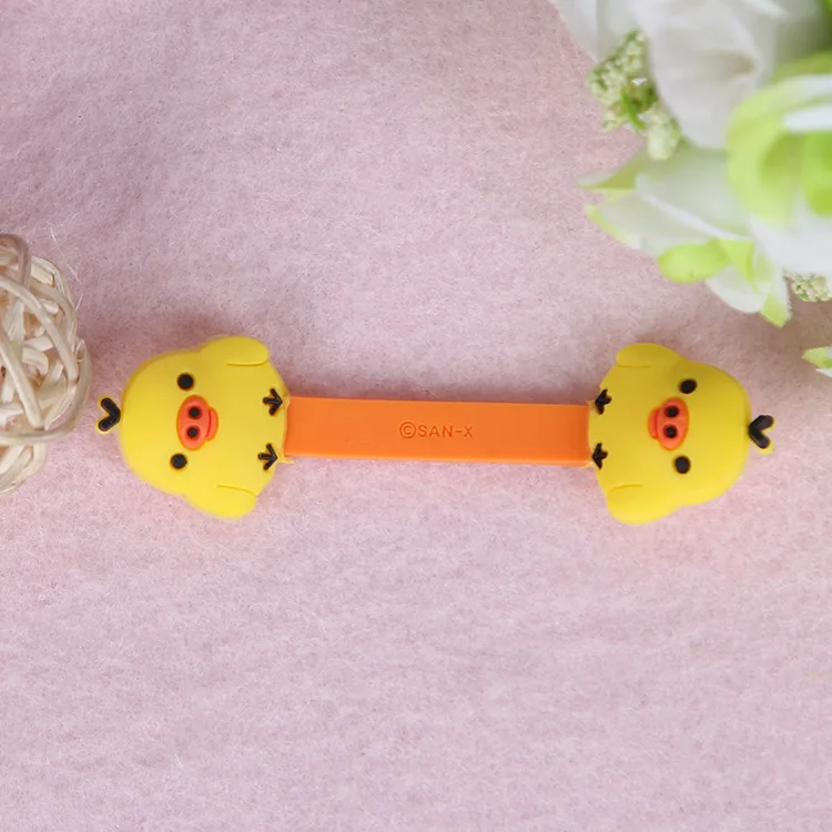 10 шт./лот милый медвежонок сматыватель кабелей для наушников органайзер кабеля