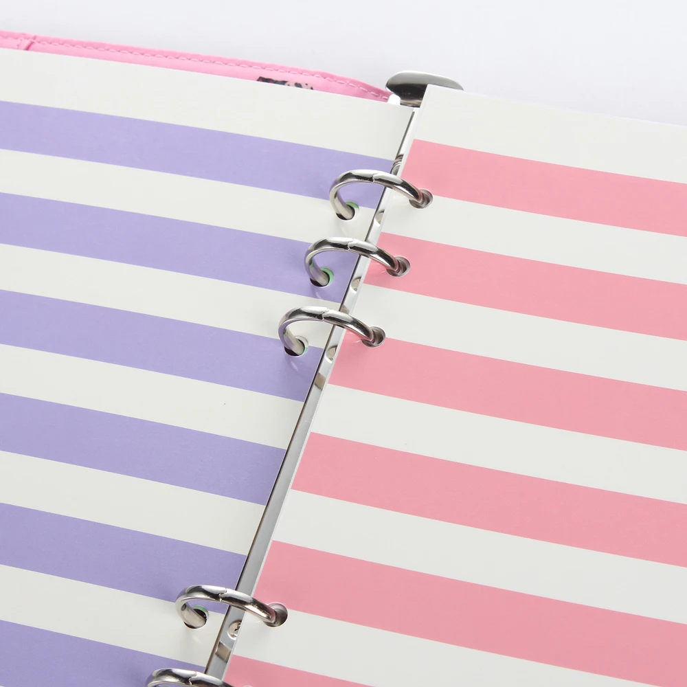 Новые оригинальные цветные линии узор разделители для спираль ноутбуков милый