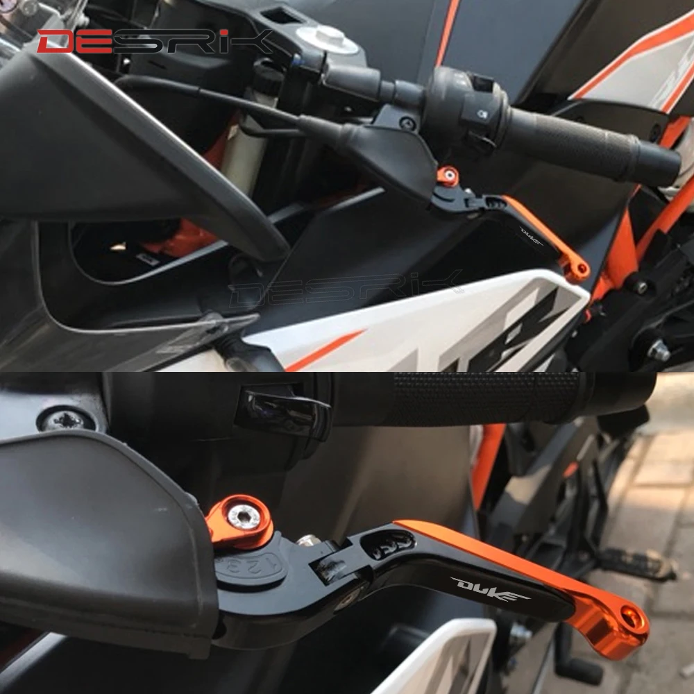 Регулируемый складной выдвижной тормозной рычаг сцепления для мотоцикла CNC KTM DUKE