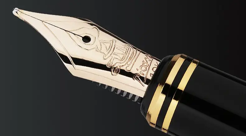 Ceny Pimio Picasso Pióro Wieczne 10k Złota Stalówka Wysokiej Klasy Biznes Prezent Biurowy Box Art Ps-80 Zakrętka Moda Casual Pióra Wieczne