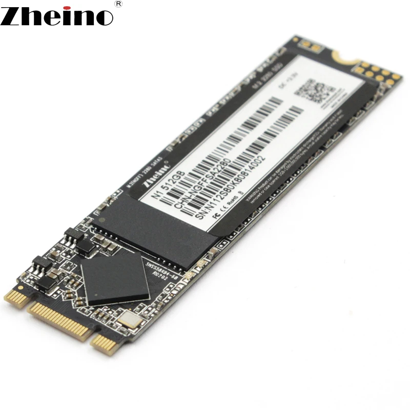 Zheino M.2 SSD N1 512 GB 2280 NGFF SATA Внутренний твердотельный жесткий диск для портативных ПК |