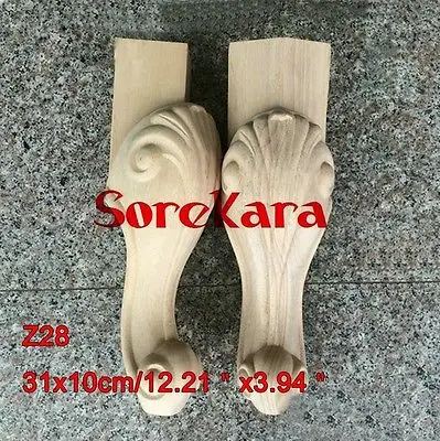 

Z28 -31x10cm Wood Carved Onlay Applique Carpenter Decal Wood Working Carpenter Table Leg