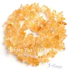 Бусины россыпью из натуральных цитринов, незакрепленные нитки для бижутерии сделай сам, 5-8 мм, w364, 40 см