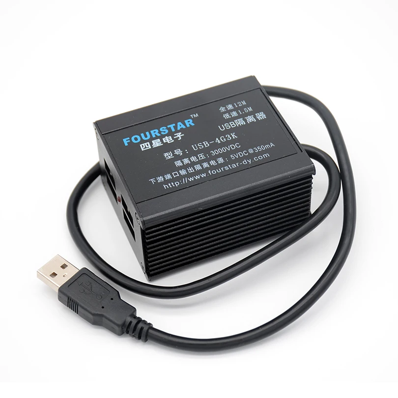 USB изоляционный изолятор напряжения 3000VDC с 4 изолированными USB-A портами