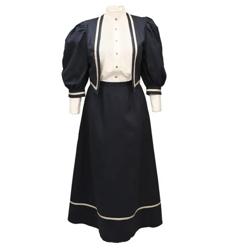 blue Ladies Edwardian Suit Edwardian Victorian dress Edwardian Ladies dress suit cosplay costume - Цвет: blue