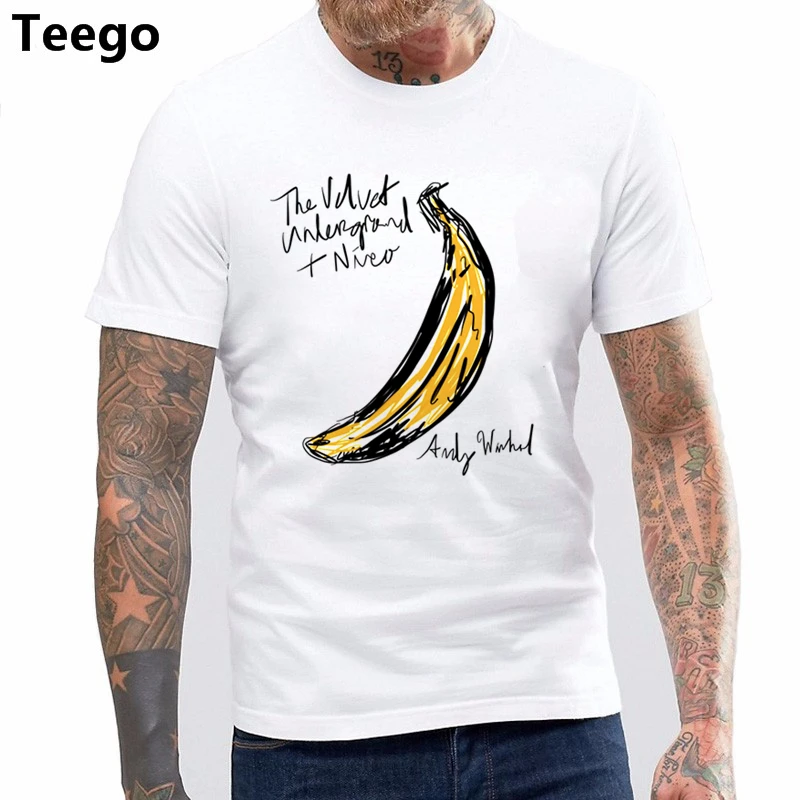 The Velvet Underground для мужчин футболка модный принт футболка с рисунком хлопковые футболкикоттоновые футболки и топы для девочек, детские комплекты мужские забавная футболка, с длинным рукавом; брендовые Топы - Цвет: FC4111