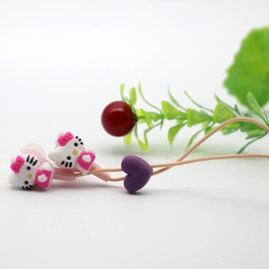 Мультяшная Музыкальная гарнитура hello kitty 3,5 мм, наушники для iPhone, мобильного телефона, MP3, милые наушники для мобильного телефона, подарок для ребенка