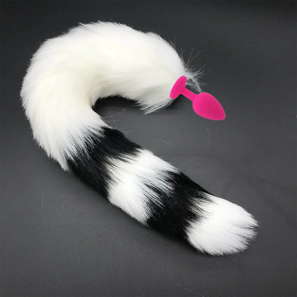 Dog Fox Tail Anal Plug sexy Toys Metal Fake Furry Butt sex Flirt Anus For Women role Games Product Couples | Красота и здоровье