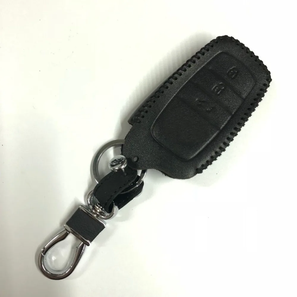 Кожаный чехол для автомобильного ключа Toyota Land Cruiser Prado Camry Prius Корона CHR Fortuner 200 LC200