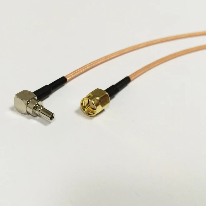 Обратный разъем RP SMA К CRC9 прямоугольный ОТРЕЗОК кабеля для 3G 4G HUAWEI ZTE USB-модемный