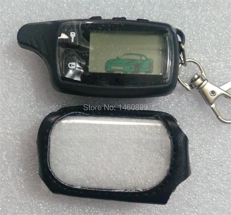 TW9010 ЖК пульт дистанционного управления брелок с тамараком кожаный чехол для