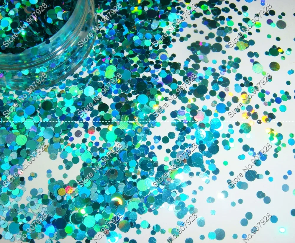 RMX-0702Микс Круглый нейл-арт Глиттер Точка Пайетка дизайн порошок для гель-лака мейк-ап декорации на.