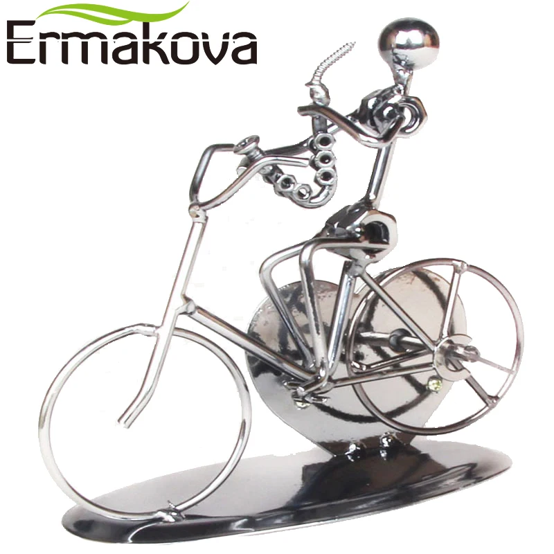 ERMAKOVA металлическая железная модель велосипеда статуя Ретро винтажный Байк