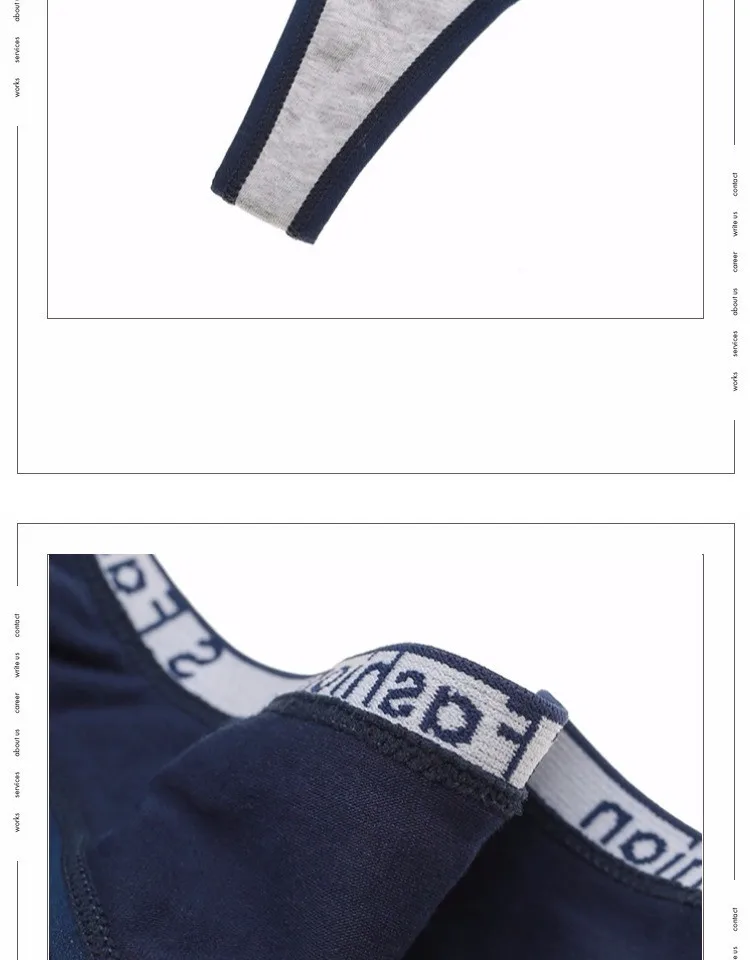 Letter Sports Yoga Shorts Women Sexy Low Waist Thongs Underwear Sexy Hips Seamless Women Panties 3 Pieces Random Color