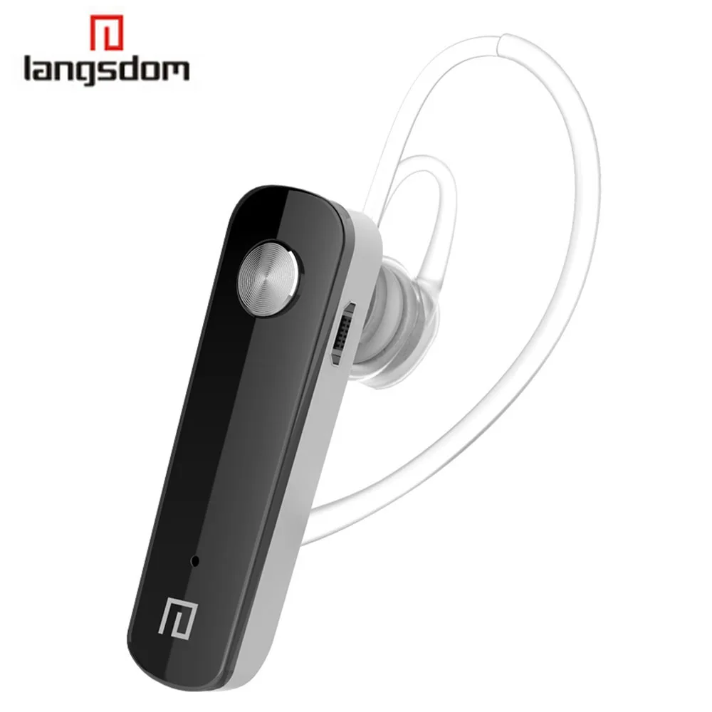New Langsdom bluetooth earphone wireless hands-free earbud with mic headset for iphone android mp3 player K2 | Электроника