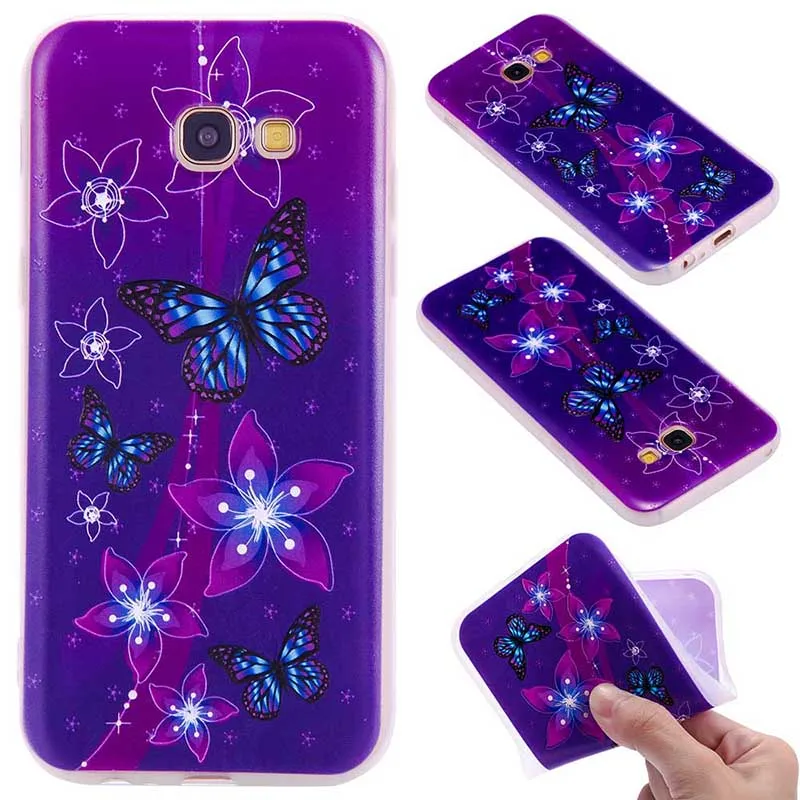 Чехол для телефона мягкий силиконовый случаи задняя крышка samsung J3 J5 2016 2017 J330 J530 A3 A5