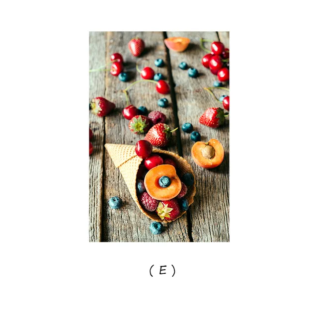 Nordic Style Dessert Fruit Photography Canvas Painting Posters Print Modern Wall Art Pictures For Dinning Room Decor | Дом и сад