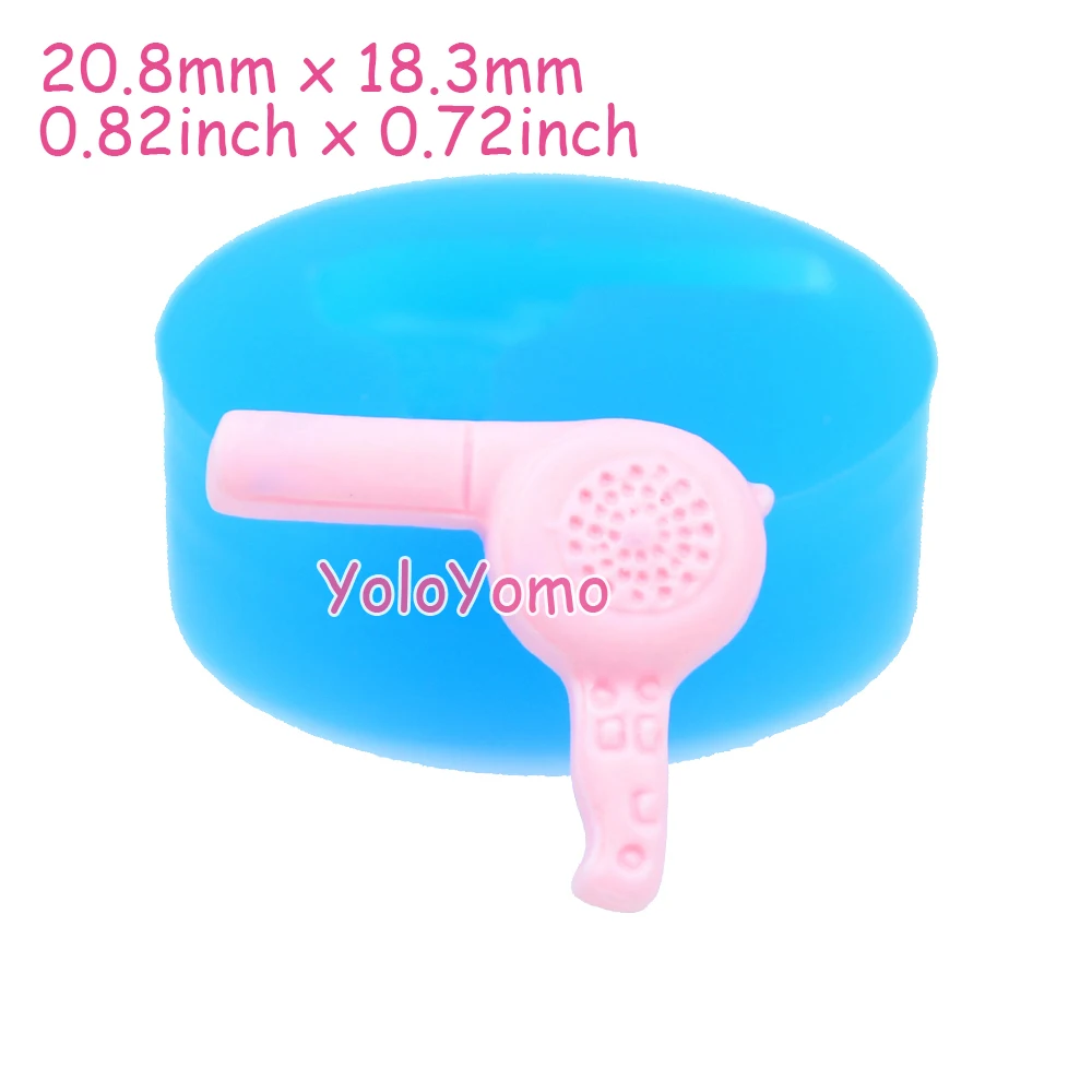 F022YL 20 8 мм фен для волос Гибкая силиконовая форма помады украшения торта ремесло