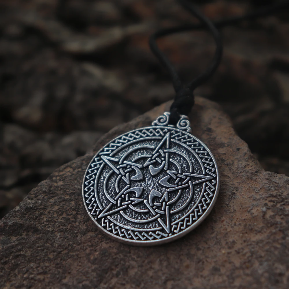 Вехимд готическое Викка Селтикс пентаграмма кулон ожерелье Wiccan Pagan животное
